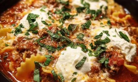 Slow Cooker Lasagna Soup: A Comforting and Quick Classic