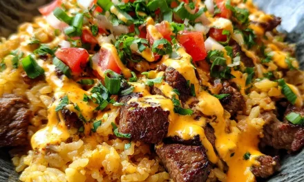 Steak Queso Rice: A Quick and Delicious Meal
