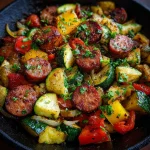 Summer Sausage Skillet With Andouille Sausage