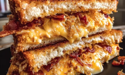 Mouthwatering Triple Cheese Bacon Melt – Ready in 5 Minutes!