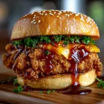 Viral Hot Honey Fried Chicken Sandwich