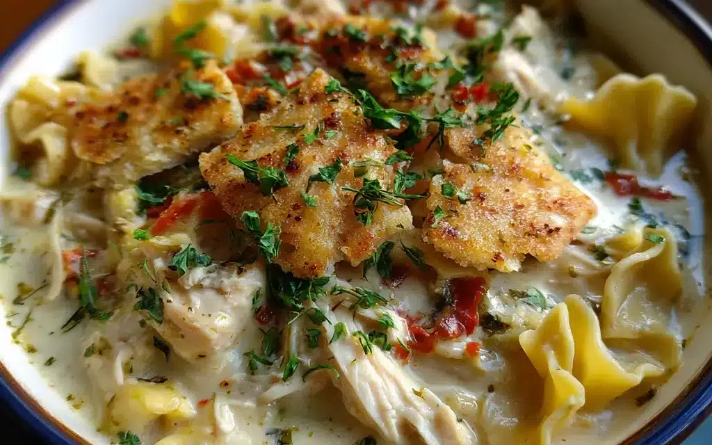 Comforting White Chicken Lasagna Soup: A Delicious 30-Minute Meal