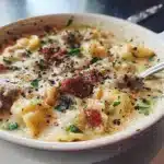 Alfredo Lasagna Soup