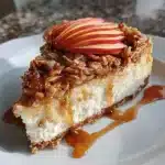 Apple Crisp Cheesecake