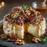 Baked Brie With Fig And Walnuts