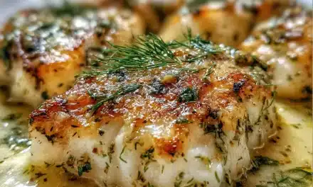 Baked Cod with Lemon-Dill Sauce: A Delightful and Healthy Dinner