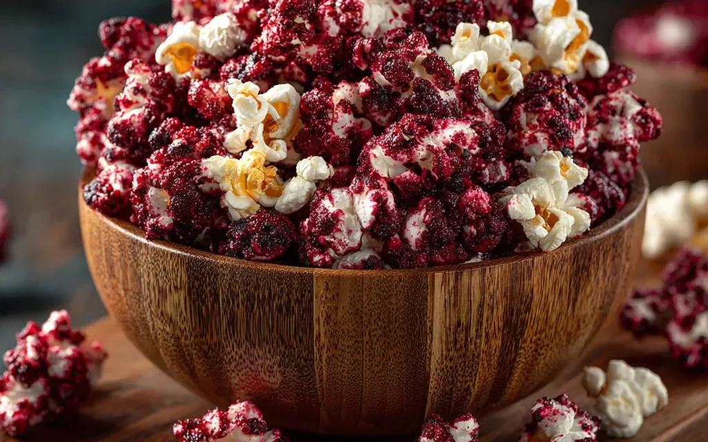 Bloody Red Velvet Popcorn: A Surprisingly Delicious Treat