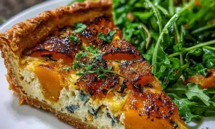 Butternut Ricotta Tart With Fiery Rocket Salad: A Delightful 30-Minute Masterpiece