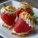 Cheesecake Deviled Strawberries