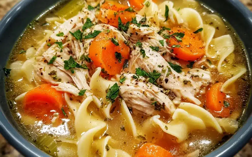 Chicken Noodle Soup With Rotisserie: A Comforting and Quick Meal