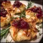 Christmas Cranberry & Brie Flowers