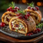 Christmas Cranberry Roll Ups