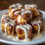 Cinnamon Roll French Toast Bites