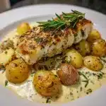 Cod & Potatoes in Rosemary Sauce