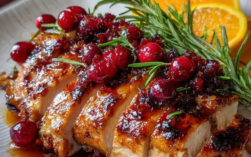 Cranberry Orange Glazed Turkey Breast – An Incredible 30-Minute Holiday Dinner