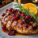 Cranberry Orange Glazed Turkey Breast