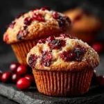 Cranberry Sauce Muffins