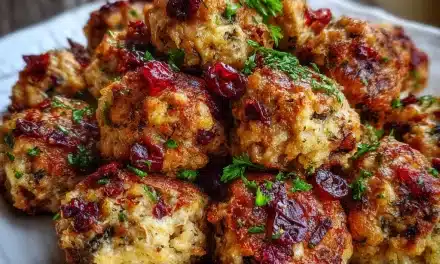Cranberry Turkey Stuffing Balls: A Cozy Holiday Delight