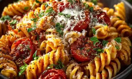 Fusilli With Baked Tomato Sauce: A Delightful Italian Pasta Delight