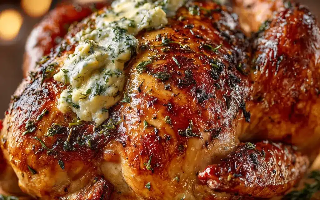 Garlic Herb Butter Roast Turkey – A Classic Thanksgiving Feast