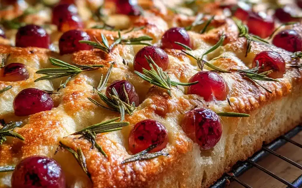 Grape Focaccia With Rosemary: A Delightful Quick Bread