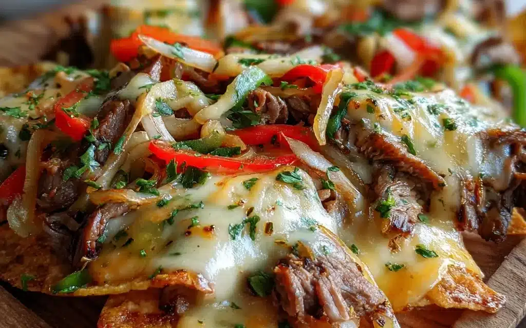 Philly Cheesesteak Nachos: A Comforting and Delicious Twist on a Classic