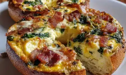 Quiche Stuffed Bagels – A Perfect Brunch Delight