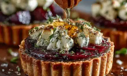 Roasted Beet, Goat Cheese And Honey Drizzled Tarts – A Quick and Delicious Appetizer