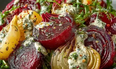 Roasted Beet Salad With Tahini Lemon Dressing – A Heavenly Side Dish