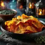 Spooky Baked Halloween Chips