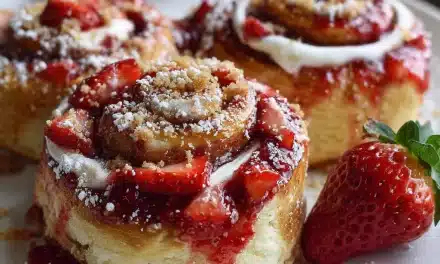 Strawberry Cheesecake Cinnabon Rolls – A Life-Changing Dessert Mashup