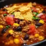 Taco Soup With Ground Beef