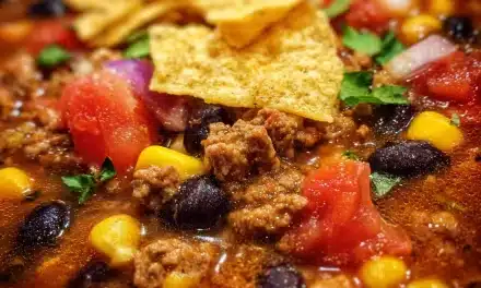 Authentic Taco Soup With Ground Beef – A Quick & Easy Weeknight Dinner