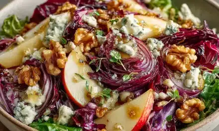 Tangy Apple And Radicchio Salad With Maple-glazed Walnuts And Gorgonzola – An Unforgettable Flavor Explosion