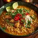 Thai Peanut Chicken Ramen