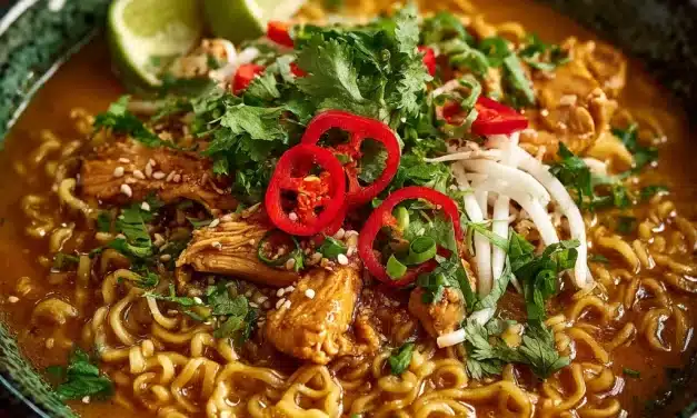 Thai Peanut Chicken Ramen: A Heavenly, Authentic Meal