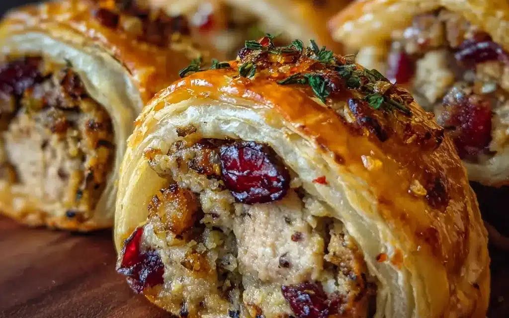 Turkey & Cranberry Sausage Rolls: A Perfect 15-Minute Holiday Appetizer