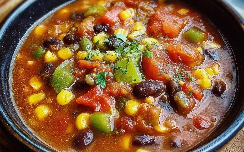 Vegetarian Taco Soup: A Comforting and Flavorful Delight