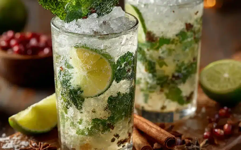 White Christmas Mojitos: A Festive Cocktail Delight