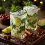 White Christmas Mojitos