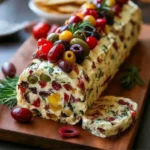 Antipasto Cream Cheese Log