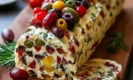 Antipasto Cream Cheese Log: An Effortless 10-Minute Appetizer