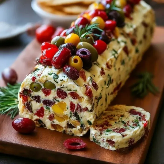 Antipasto Cream Cheese Log: An Effortless 10-Minute Appetizer