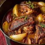 Apple Cider Braised Pork Shoulder