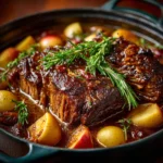 Apple Cider Braised Pork Shoulder