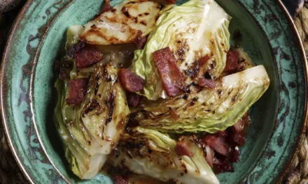 Award-Winning Apple Cream Braised Cabbage in 30 Minutes