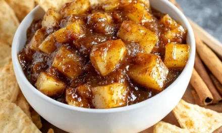 Apple Pie Dip with Cinnamon Tortilla Chips: A Delightful 30-Minute Treat