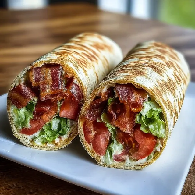 Scrumptious 10-Minute BLT Wraps With Secret Sauce