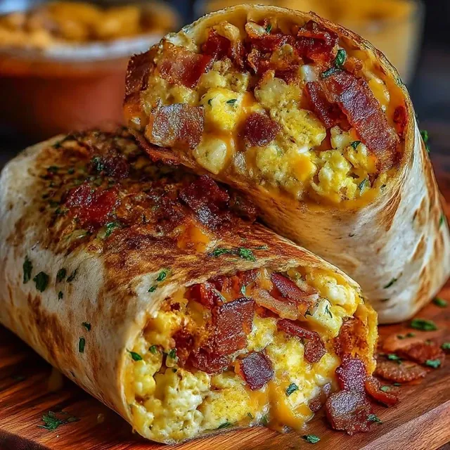 Bacon Egg Cheese Breakfast Burrito – The Perfect Quick and Easy Meal