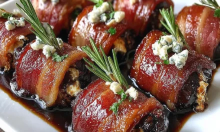 Bacon Wrapped Dates Goat Cheese: An Irresistible Appetizer